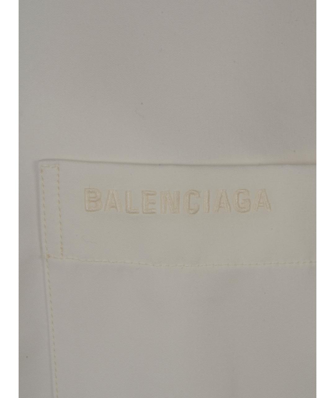 BALENCIAGA Белая рубашка, фото 3