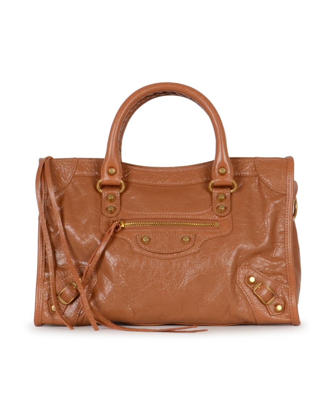 BALENCIAGA Коричневая сумка тоут, фото 1