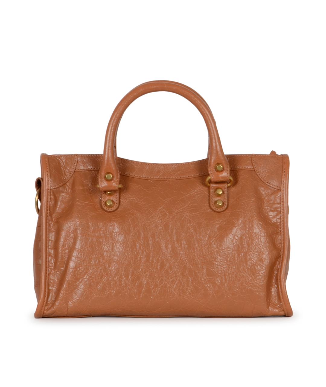 BALENCIAGA Коричневая сумка тоут, фото 3