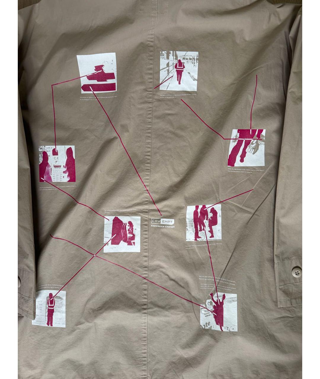 CAV EMPT Бежевая хлопковая куртка, фото 5