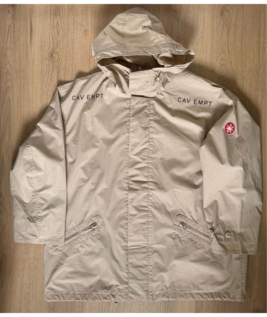 CAV EMPT Бежевая хлопковая куртка, фото 9