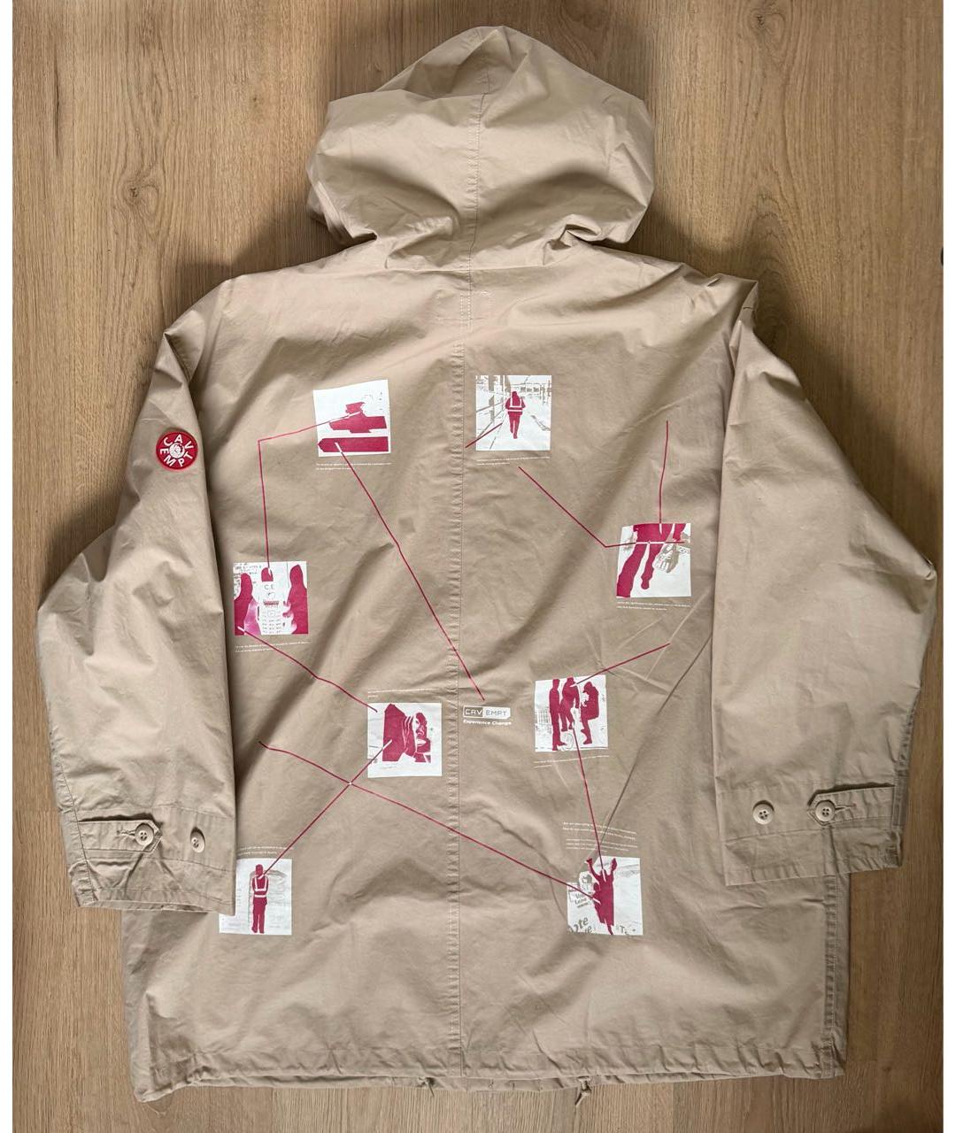 CAV EMPT Бежевая хлопковая куртка, фото 2