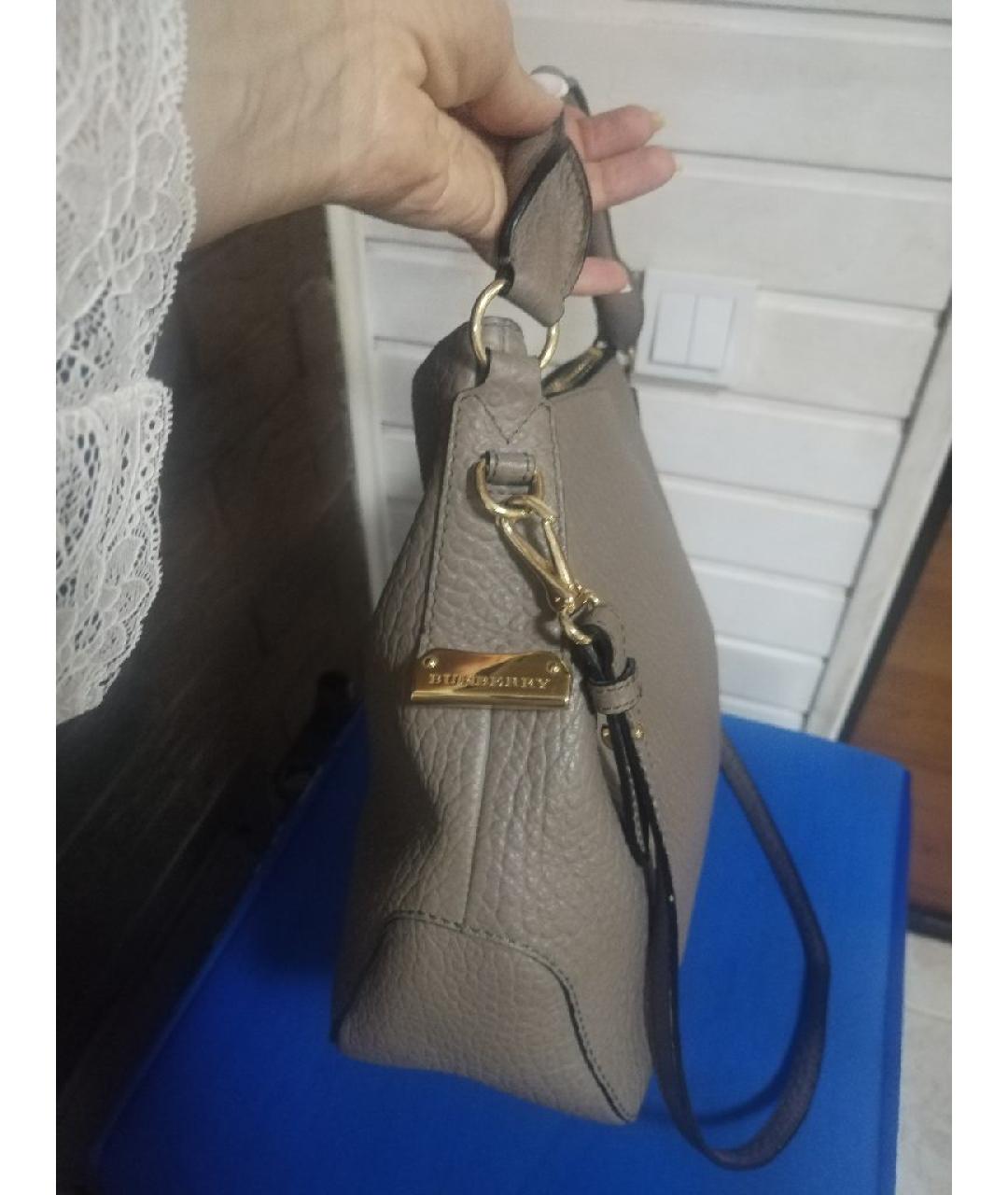 BURBERRY Кожаная сумка через плечо, фото 3