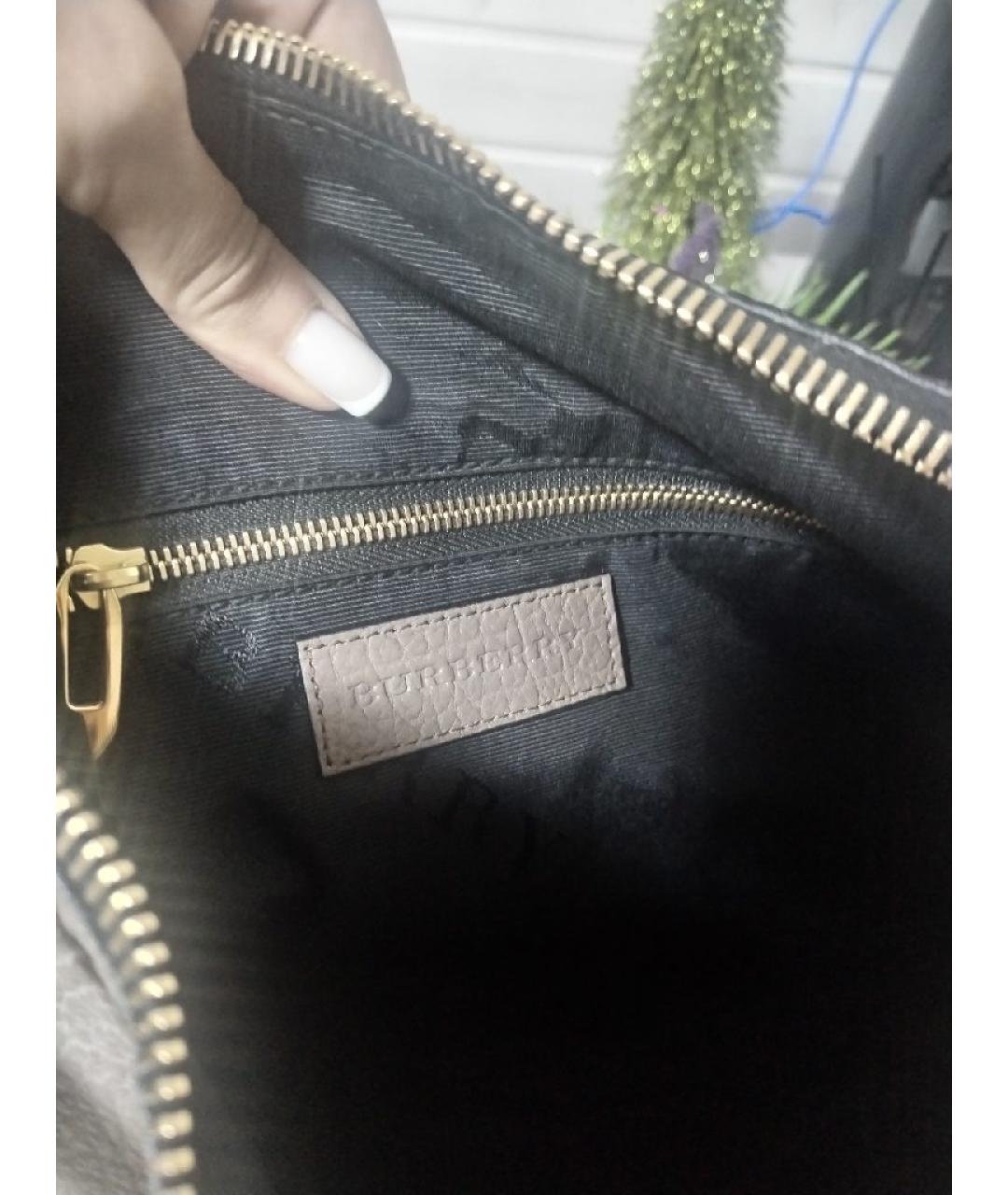 BURBERRY Кожаная сумка через плечо, фото 6