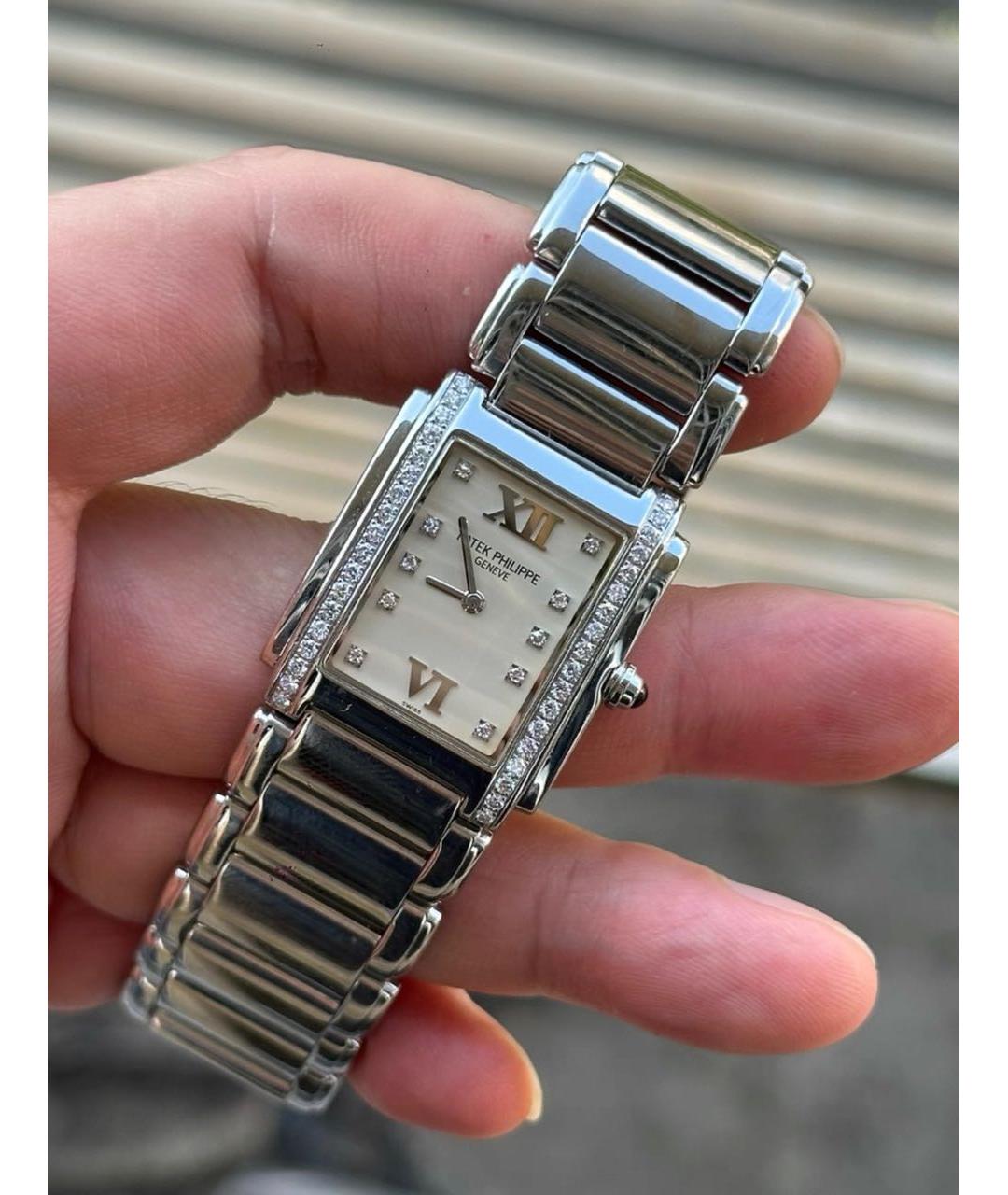 PATEK PHILIPPE Серебряные металлические часы, фото 2