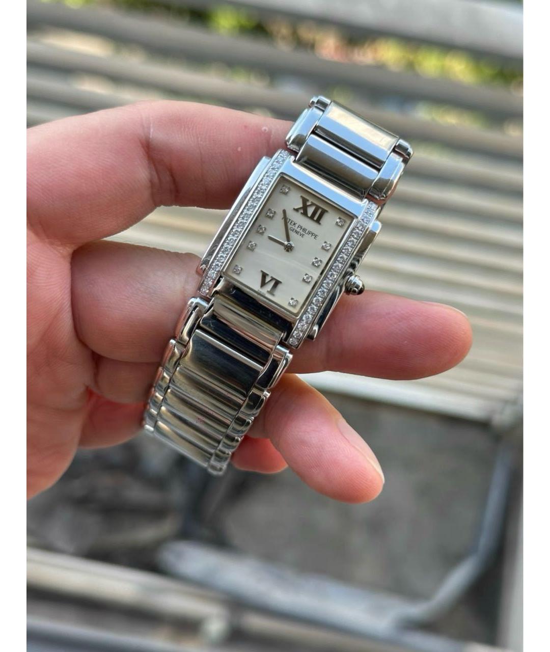 PATEK PHILIPPE Серебряные металлические часы, фото 3