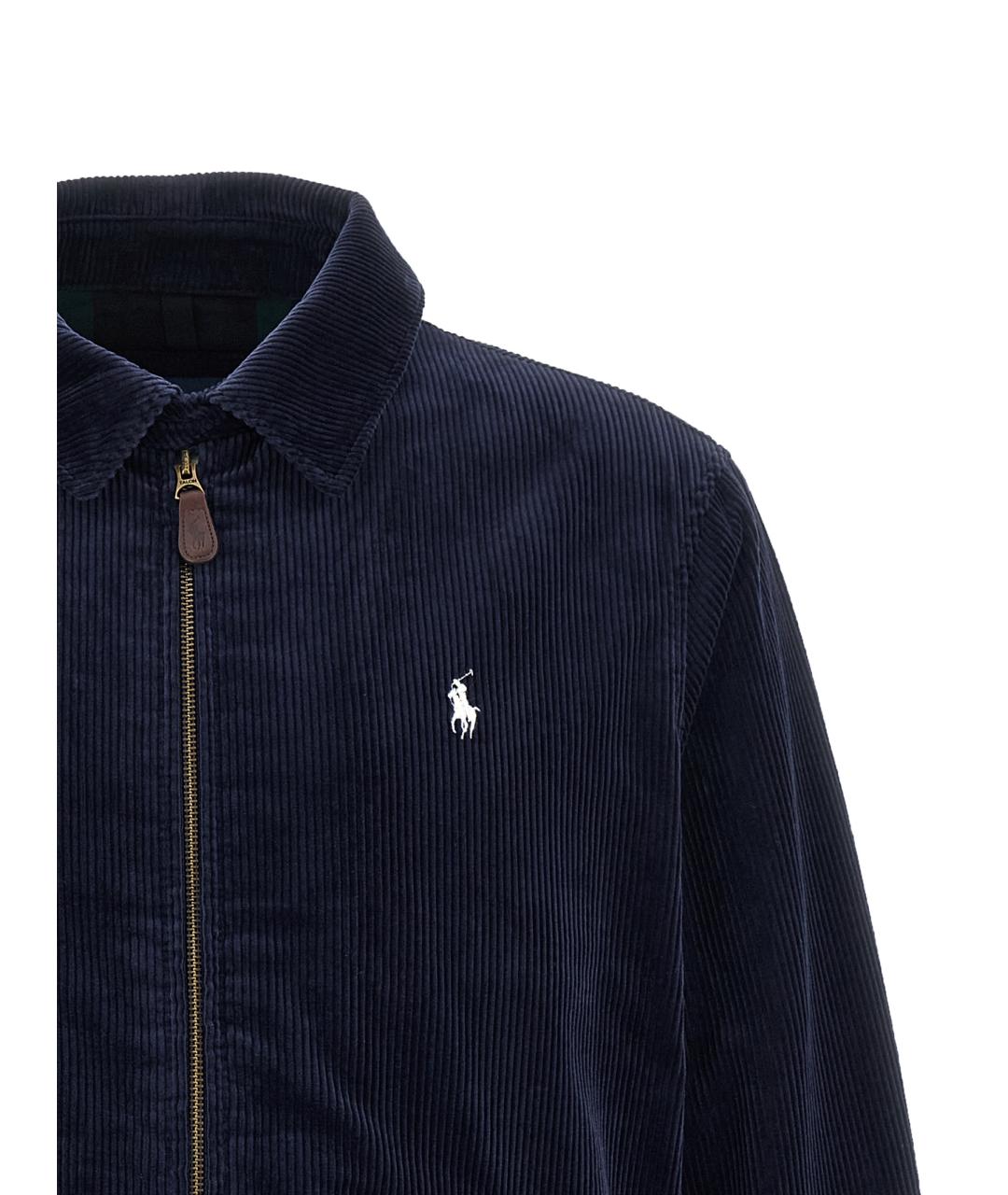POLO RALPH LAUREN Темно-синяя хлопковая куртка, фото 3