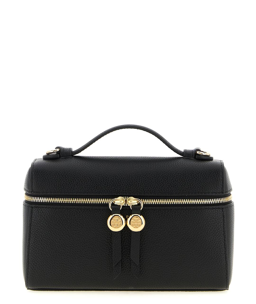 TORY BURCH Черная кожаная сумка через плечо, фото 1