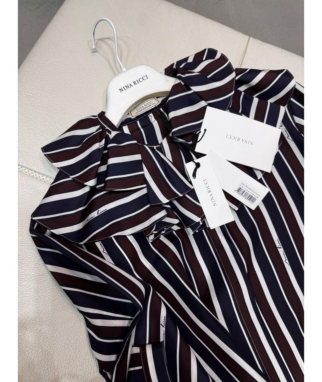 NINA RICCI Шелковый костюм с юбками, фото 5