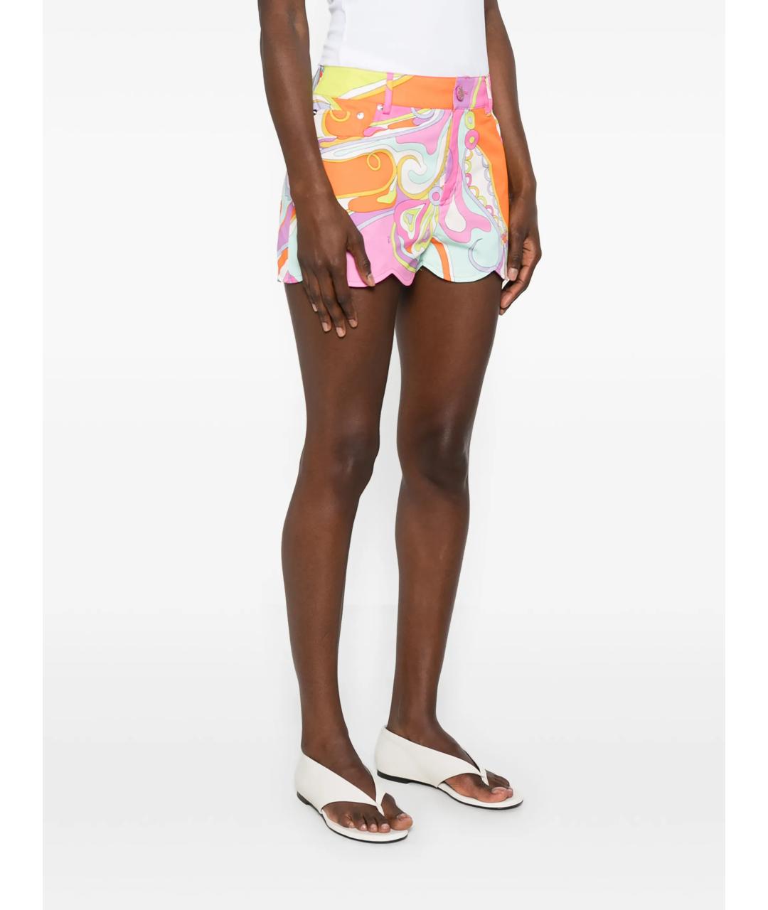 EMILIO PUCCI Мульти хлопковые шорты, фото 3