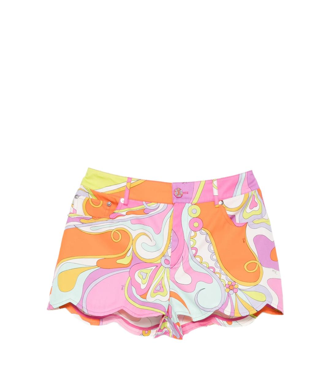 EMILIO PUCCI Мульти хлопковые шорты, фото 1