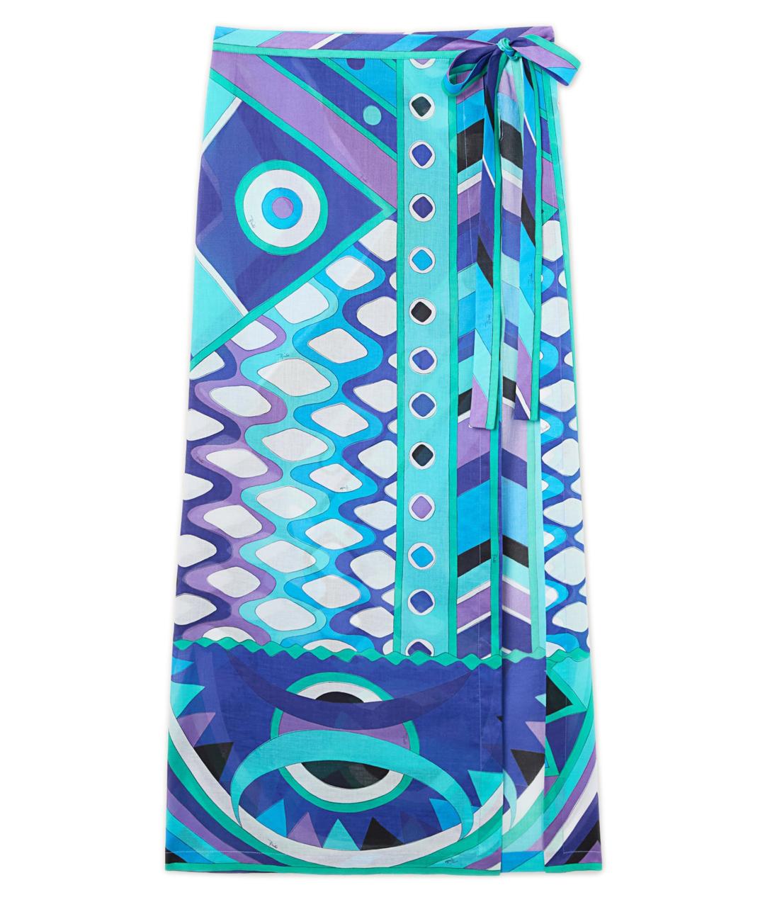 EMILIO PUCCI Мульти юбка миди, фото 1