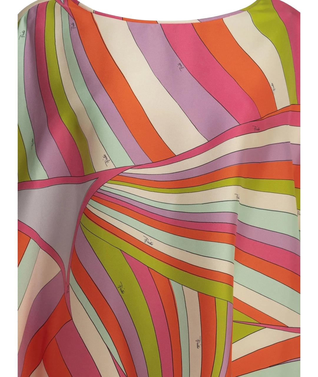 EMILIO PUCCI Мульти шелковая туника, фото 3
