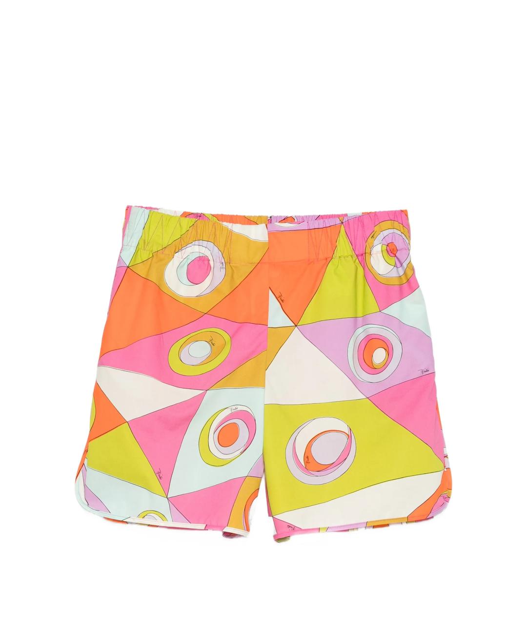 EMILIO PUCCI Мульти хлопковые шорты, фото 1