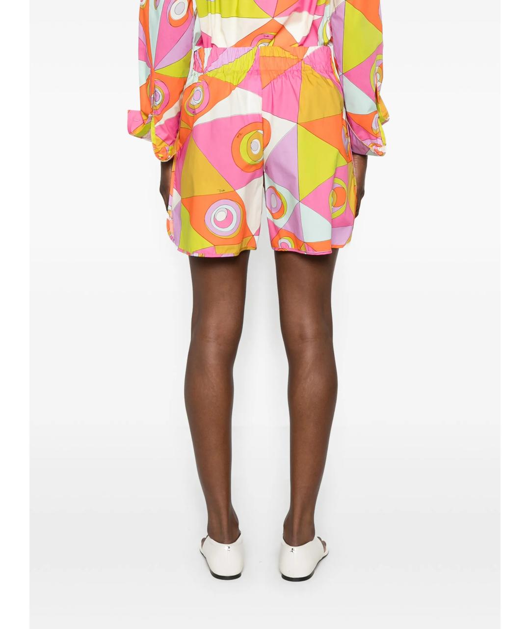 EMILIO PUCCI Мульти хлопковые шорты, фото 4