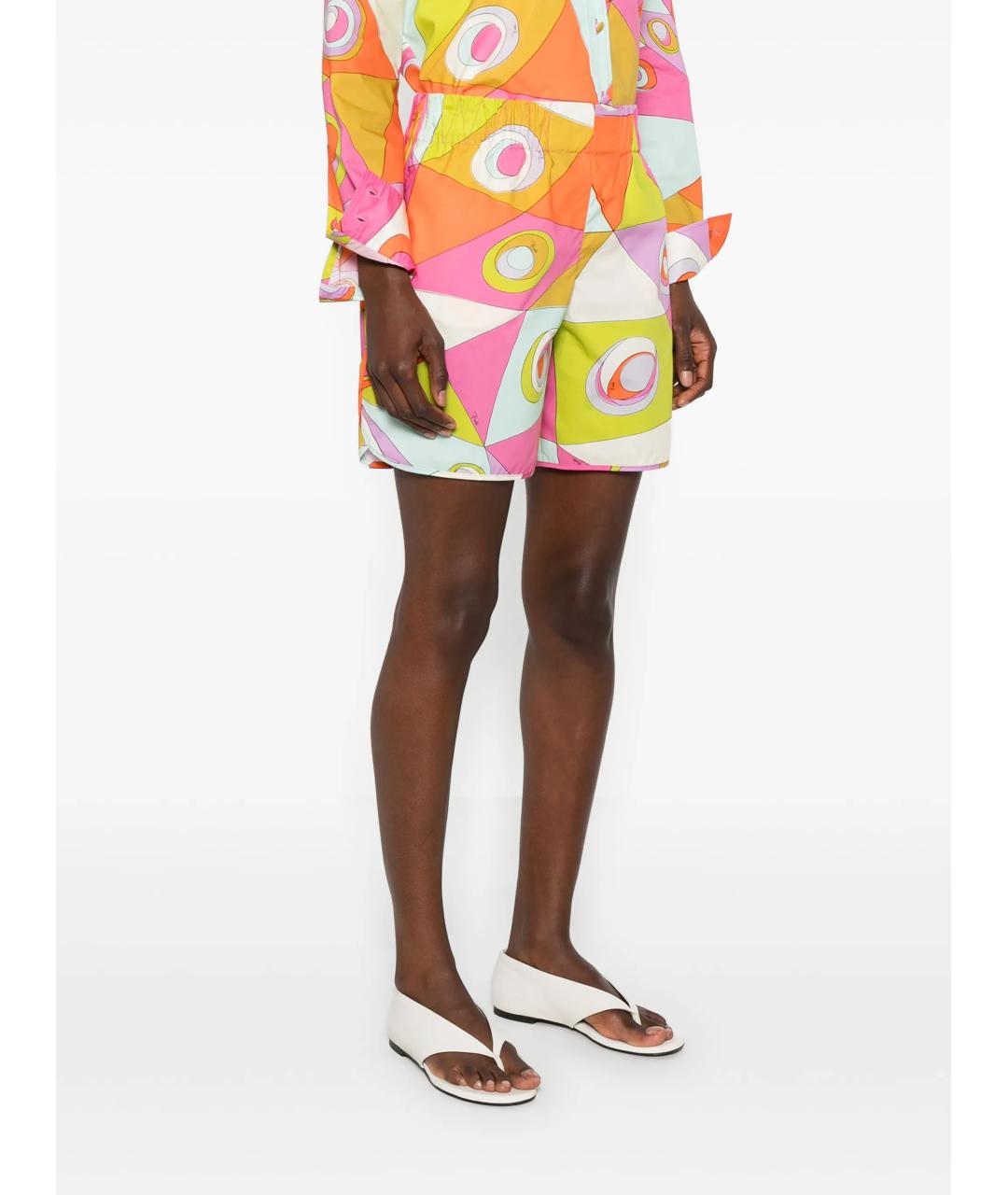 EMILIO PUCCI Мульти хлопковые шорты, фото 3