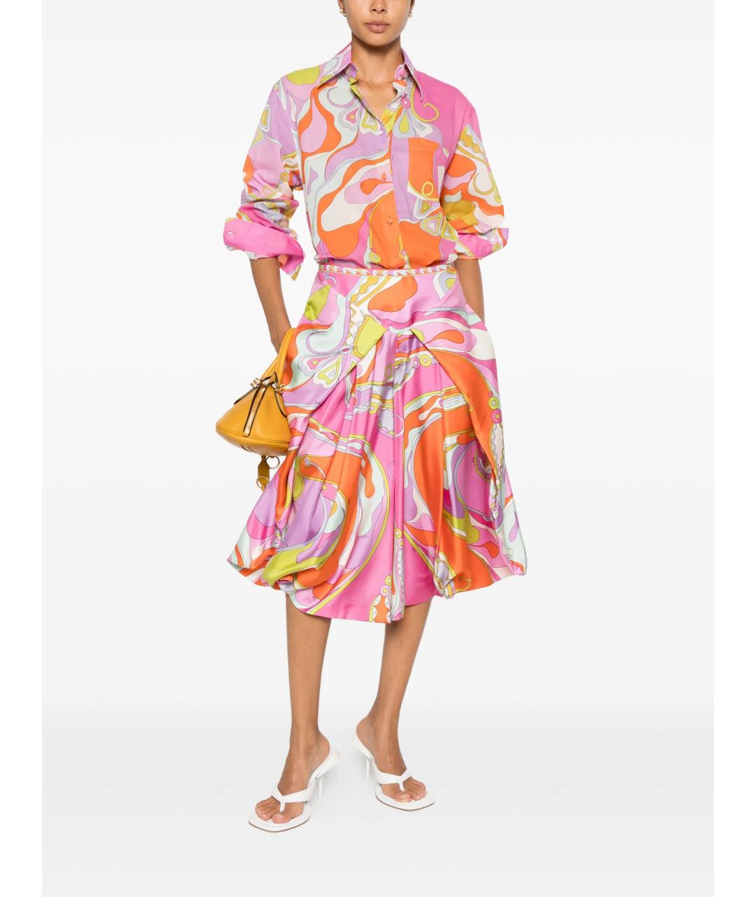EMILIO PUCCI Мульти рубашка, фото 2