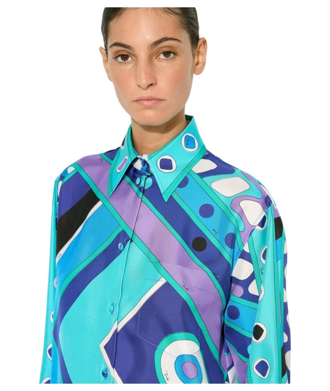 EMILIO PUCCI Мульти рубашка, фото 5