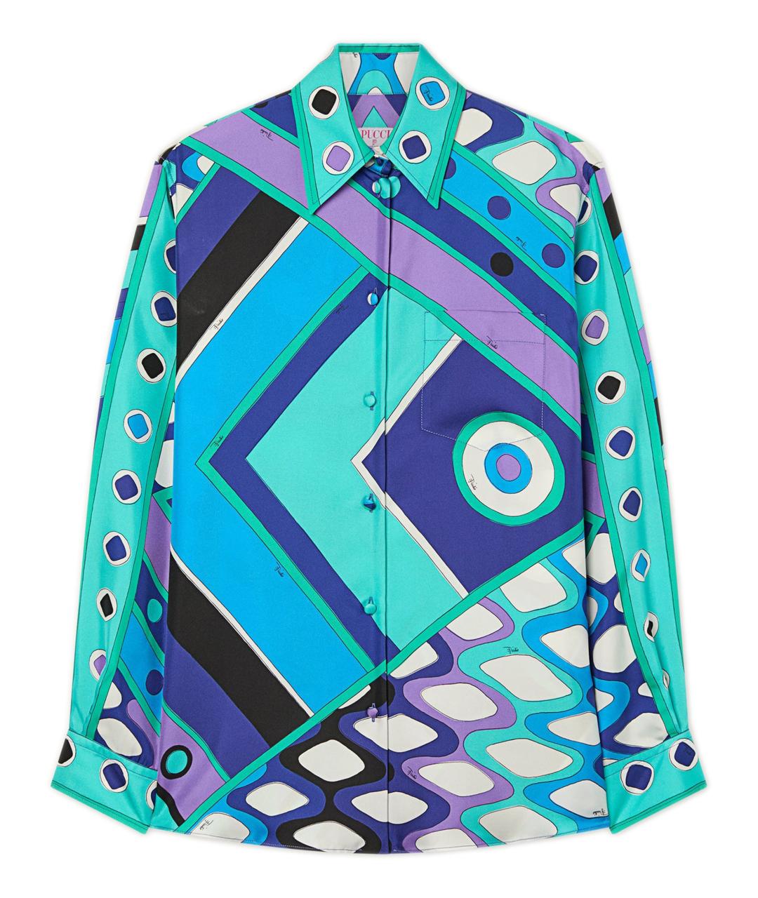 EMILIO PUCCI Мульти рубашка, фото 1