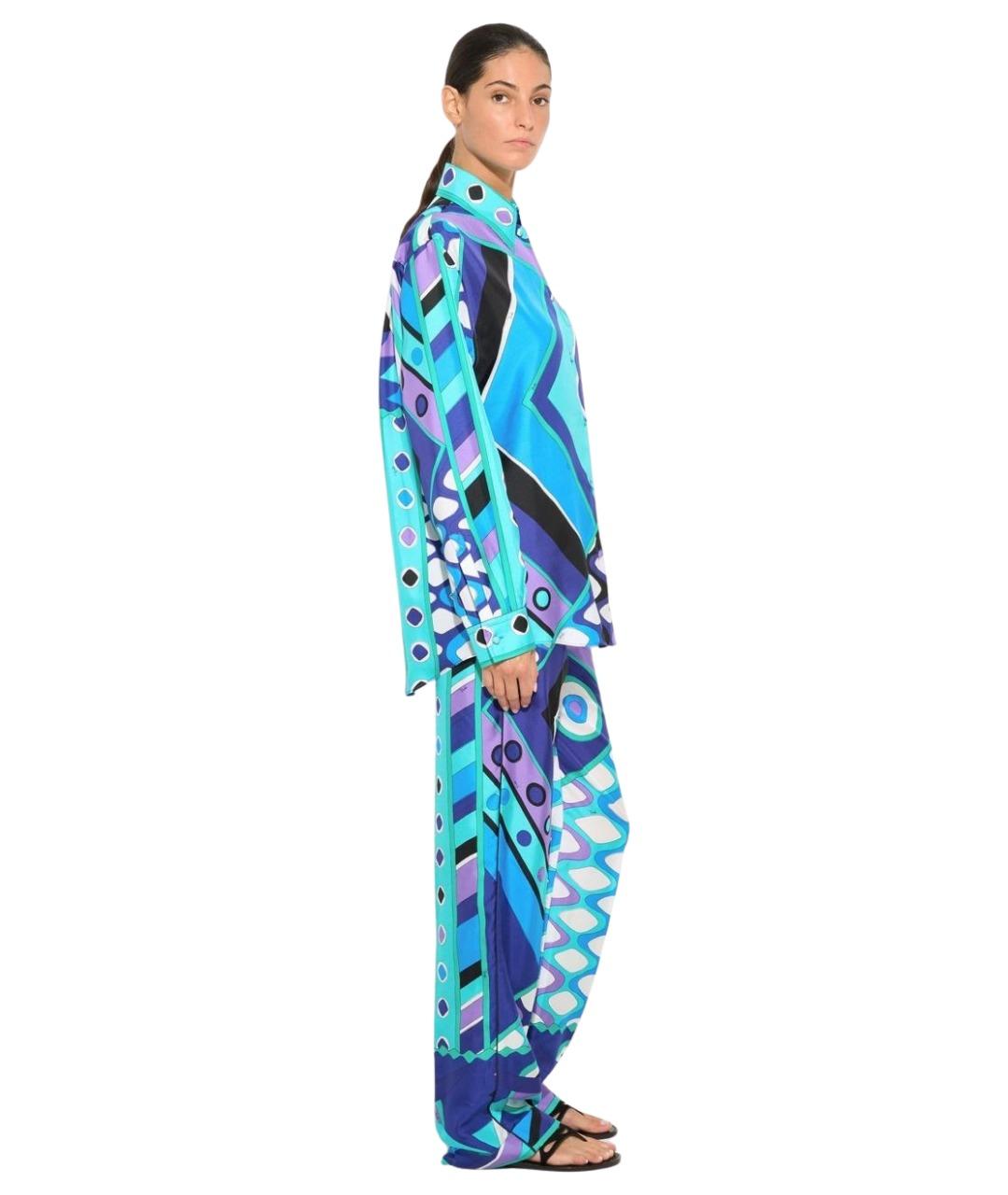 EMILIO PUCCI Мульти рубашка, фото 3