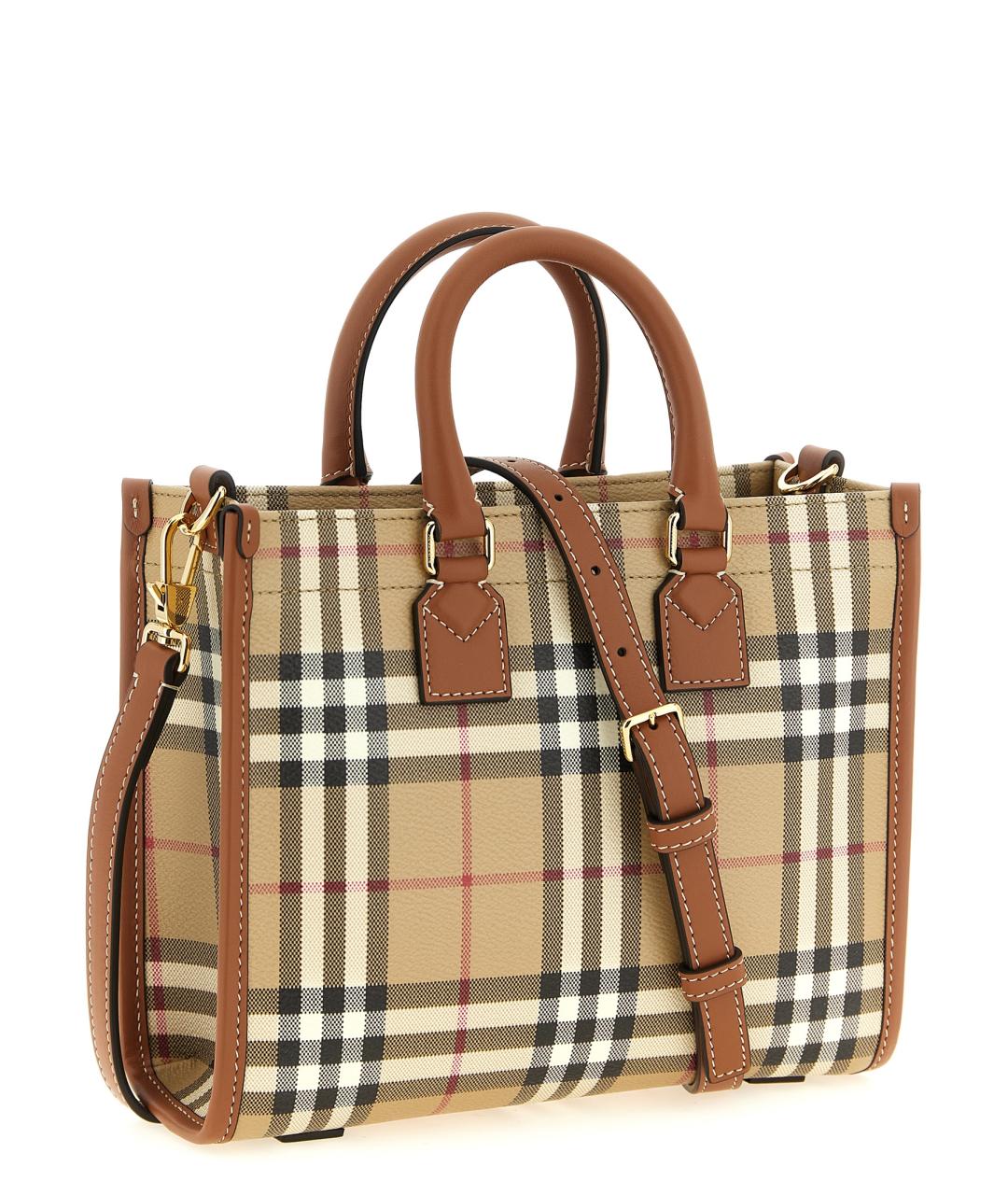 BURBERRY Бежевая сумка тоут, фото 2