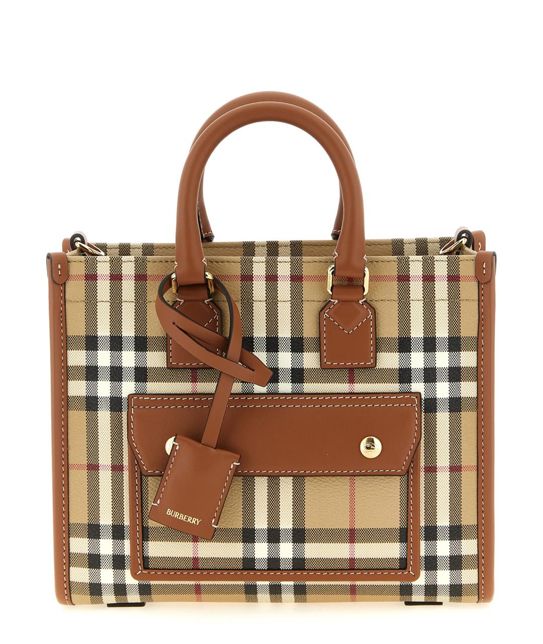 BURBERRY Бежевая сумка тоут, фото 1