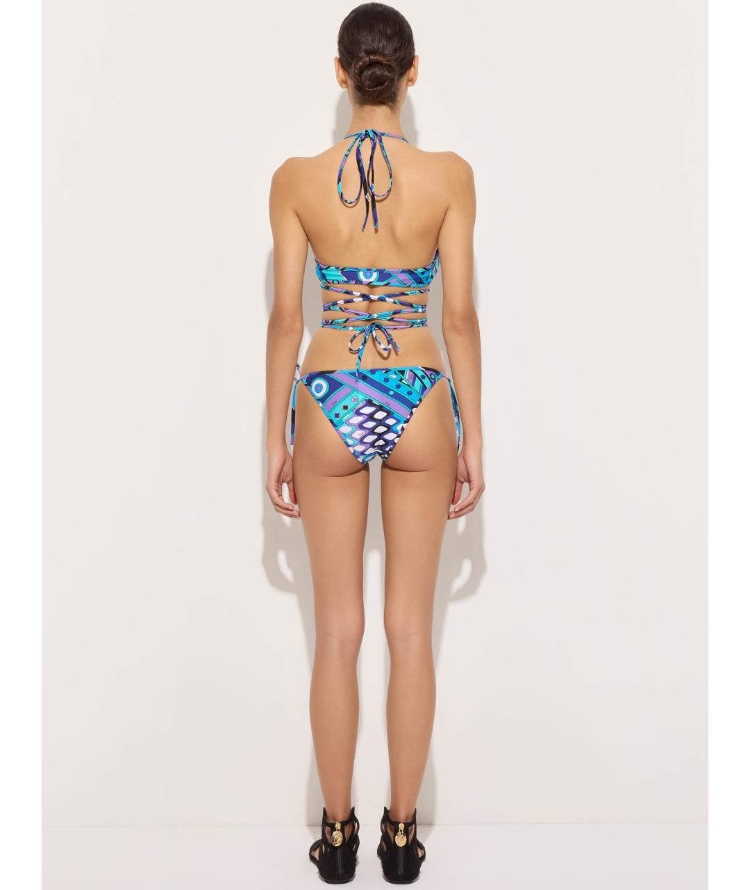 EMILIO PUCCI Синий купальник, фото 4