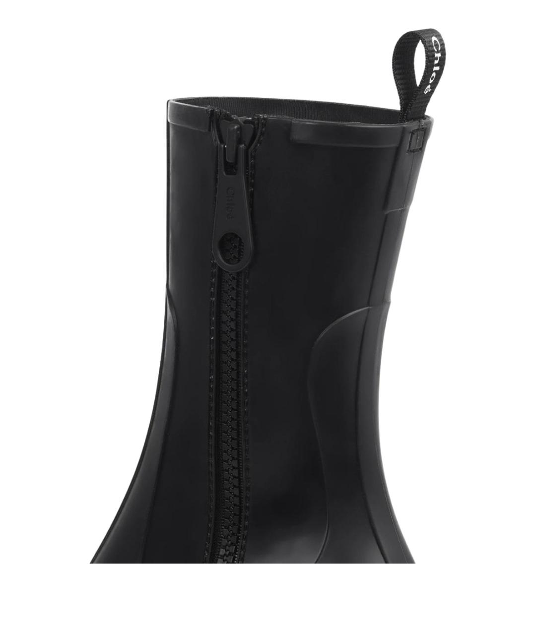 CHLOE Черные резиновые сапоги, фото 3