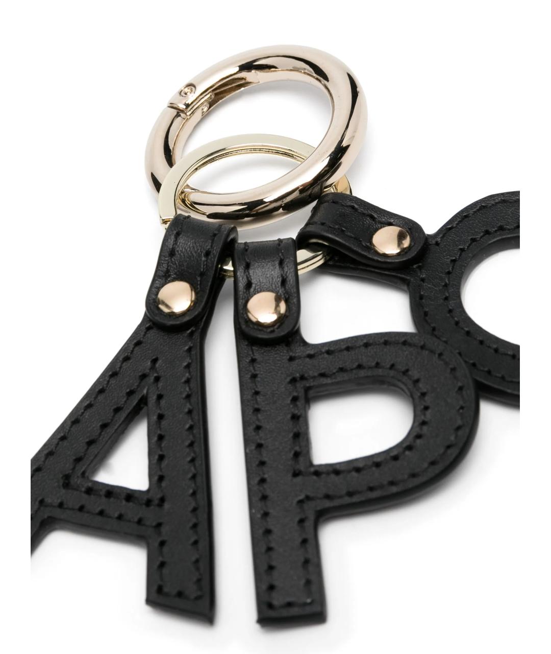 A.P.C. Черный брелок, фото 2
