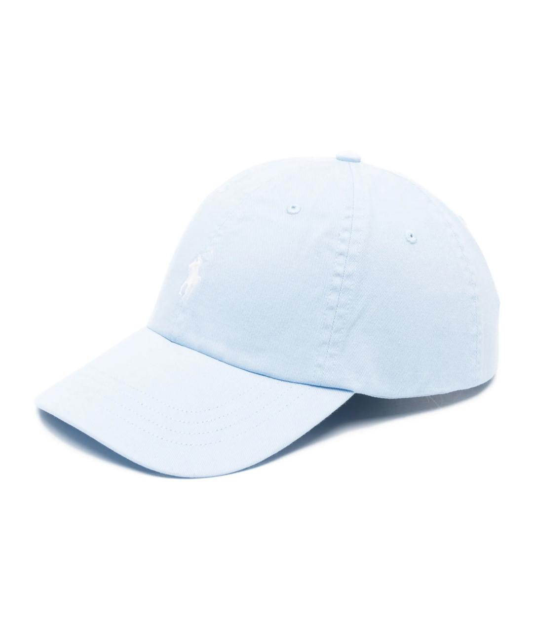 POLO RALPH LAUREN Голубая хлопковая кепка, фото 1