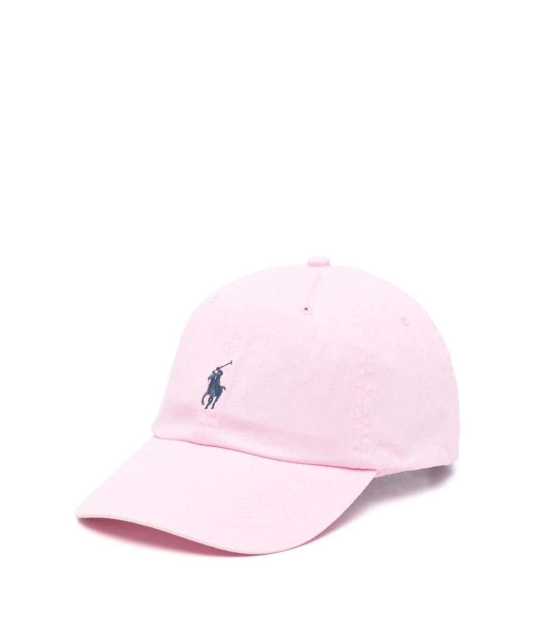 POLO RALPH LAUREN Розовая хлопковая кепка, фото 1