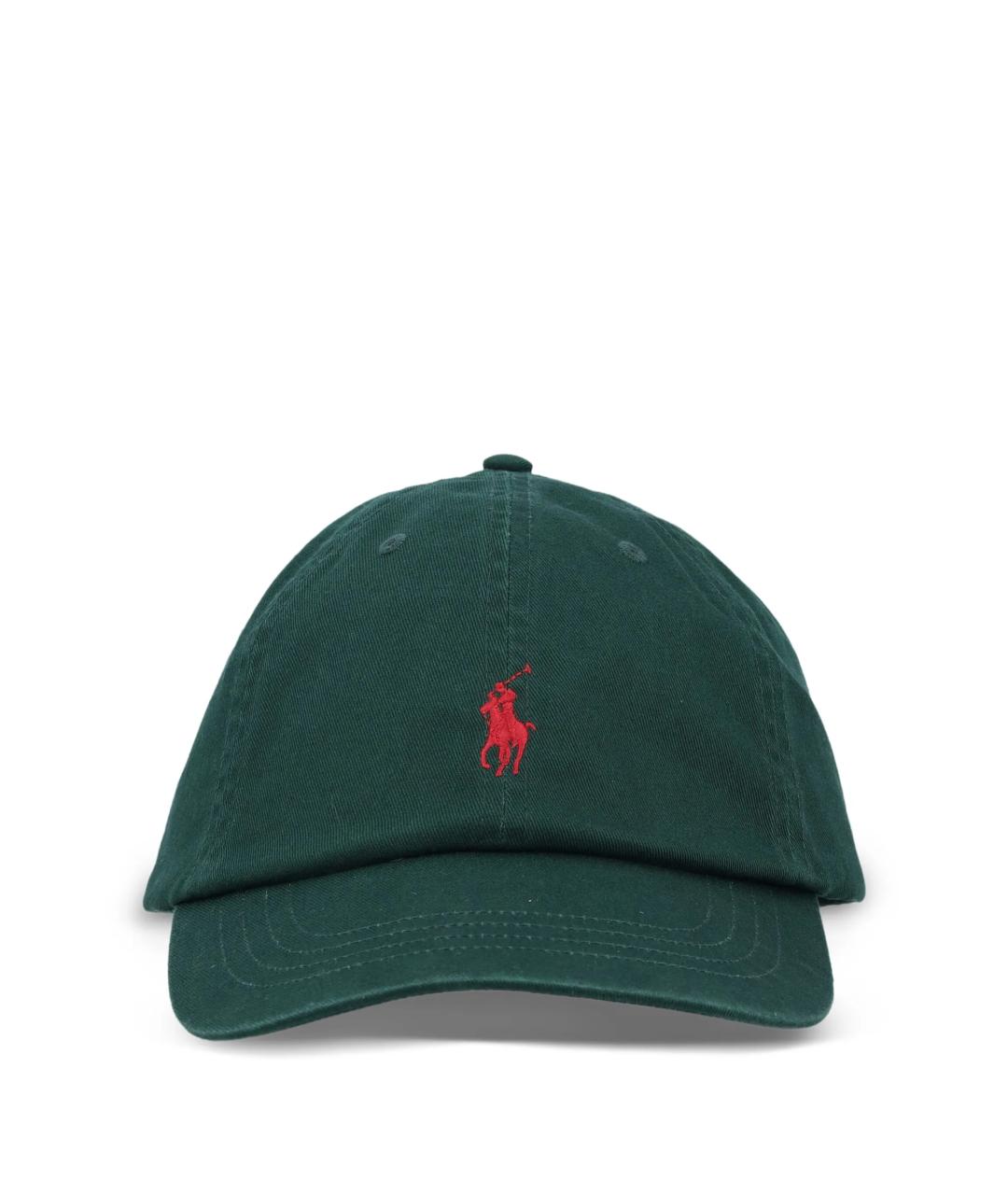 POLO RALPH LAUREN Зеленая хлопковая кепка, фото 1