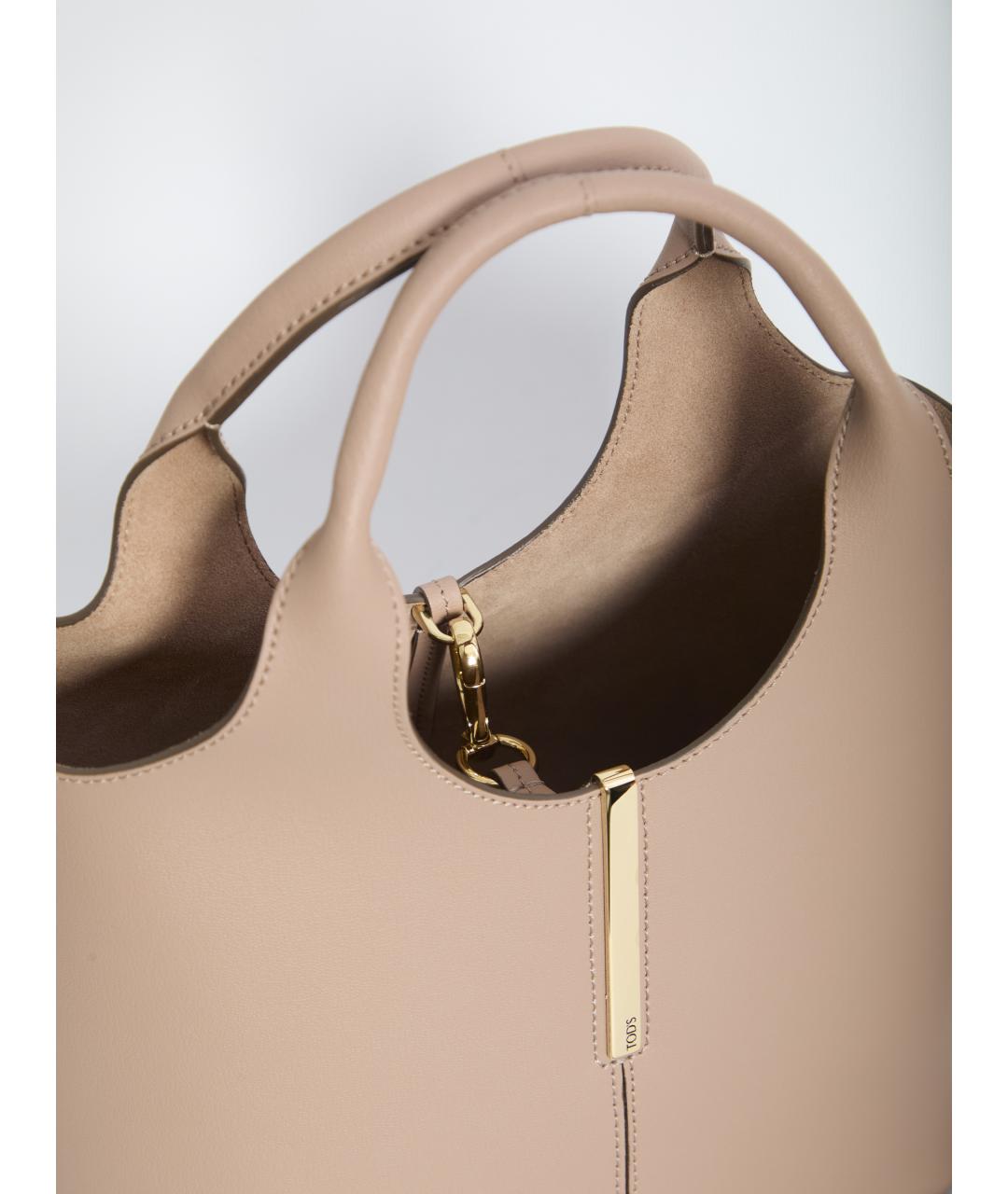 TOD'S Коричневая кожаная сумка через плечо, фото 4