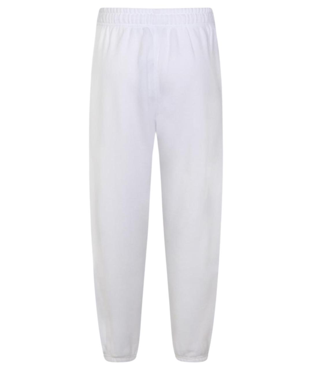 POLO RALPH LAUREN Белые хлопковые прямые брюки, фото 2