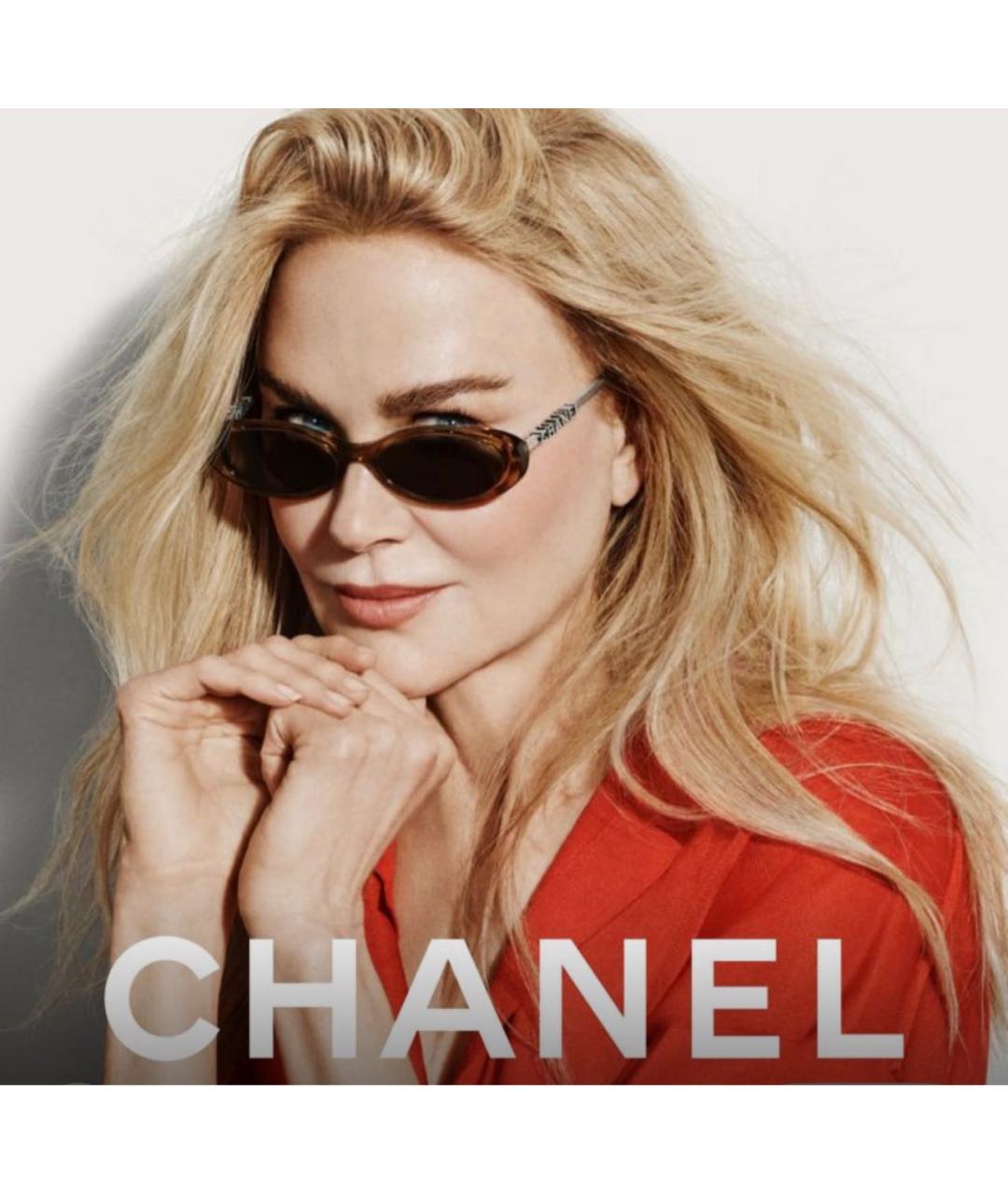 CHANEL Черные пластиковые солнцезащитные очки, фото 5
