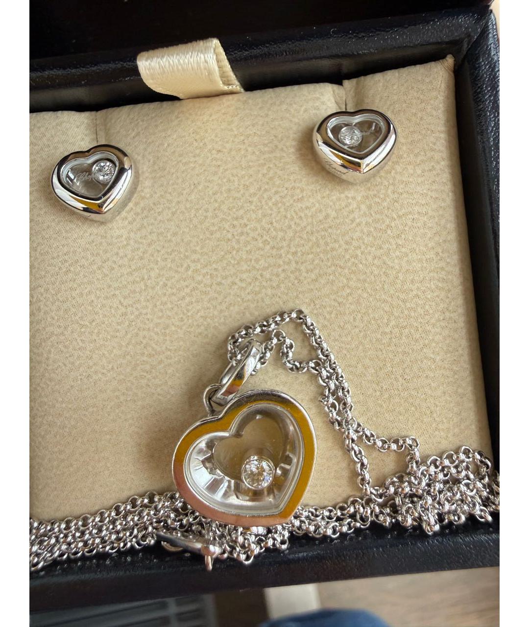 CHOPARD Белый комплект из белого золота, фото 2