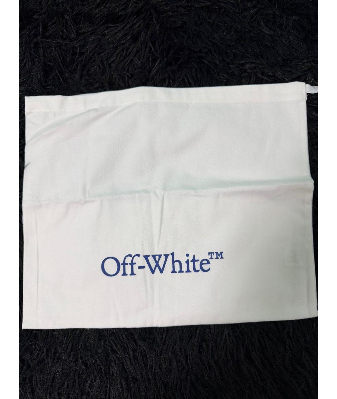 OFF-WHITE Белые кожаные низкие кроссовки / кеды, фото 6