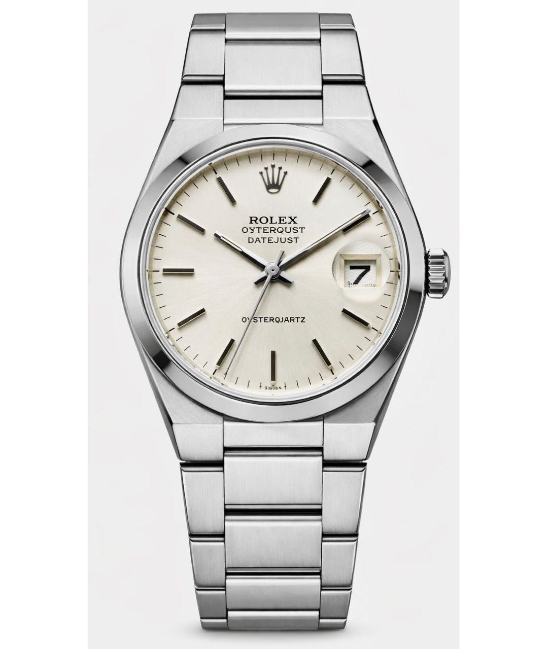 ROLEX Серебряные металлические часы, фото 9