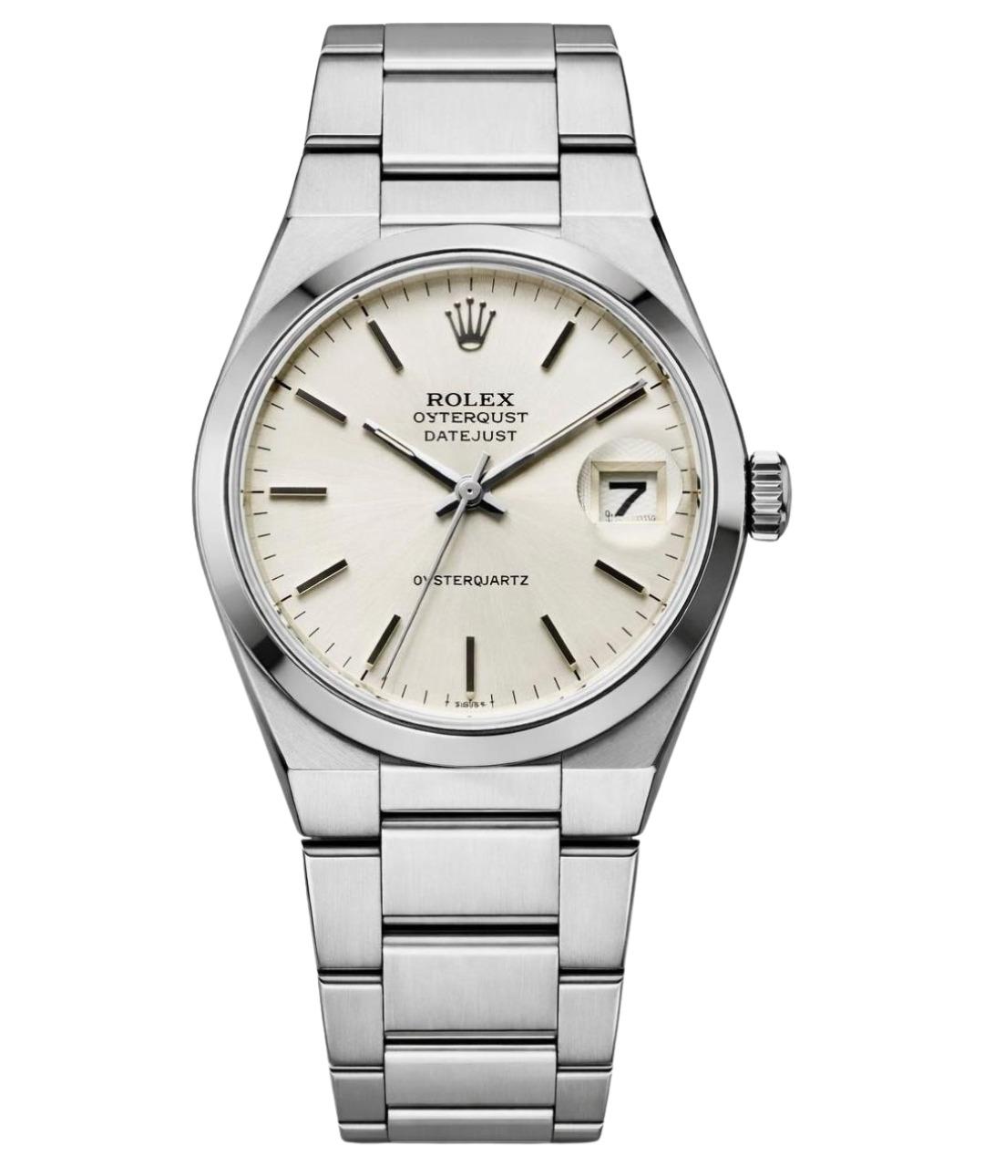 ROLEX Серебряные металлические часы, фото 1
