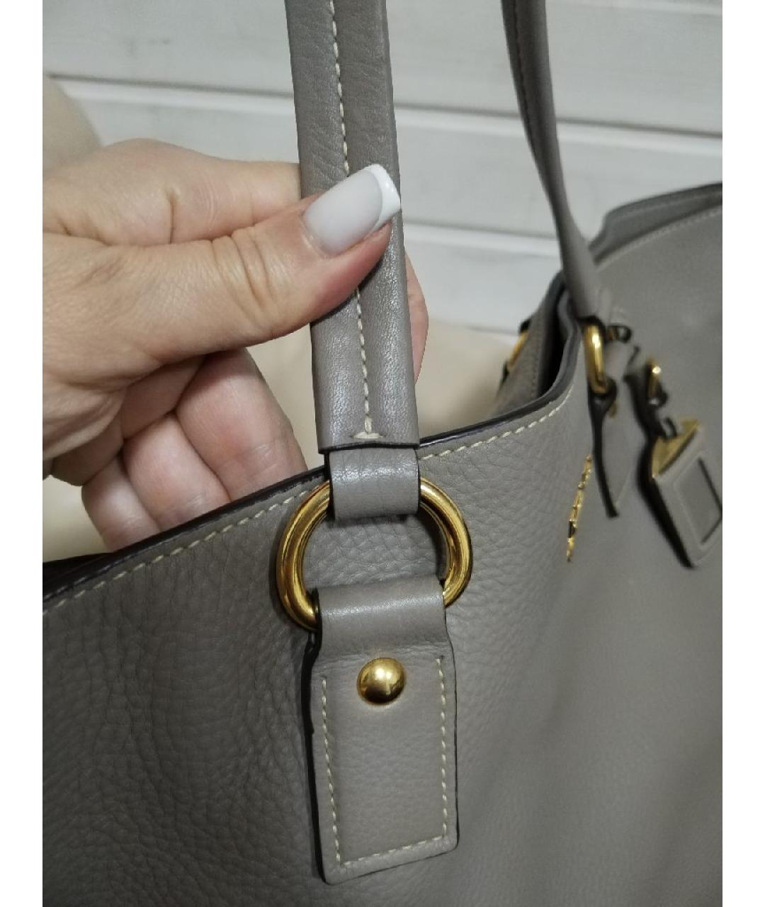 PRADA Кожаная сумка через плечо, фото 6