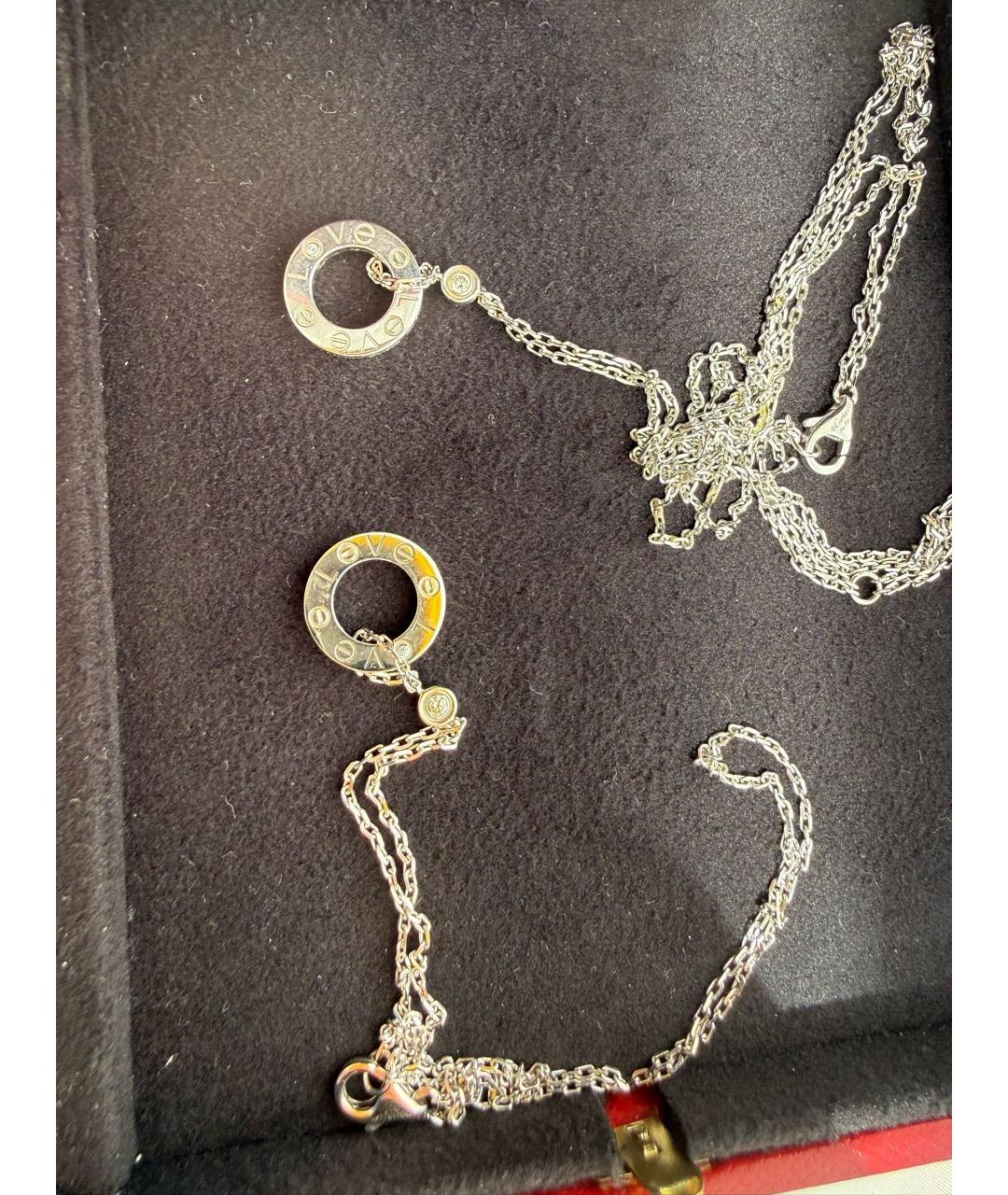 CARTIER Белый комплект из белого золота, фото 2