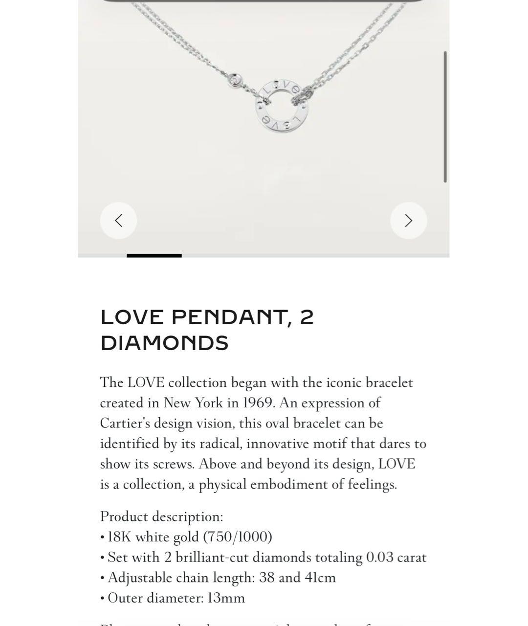 CARTIER Белый комплект из белого золота, фото 8