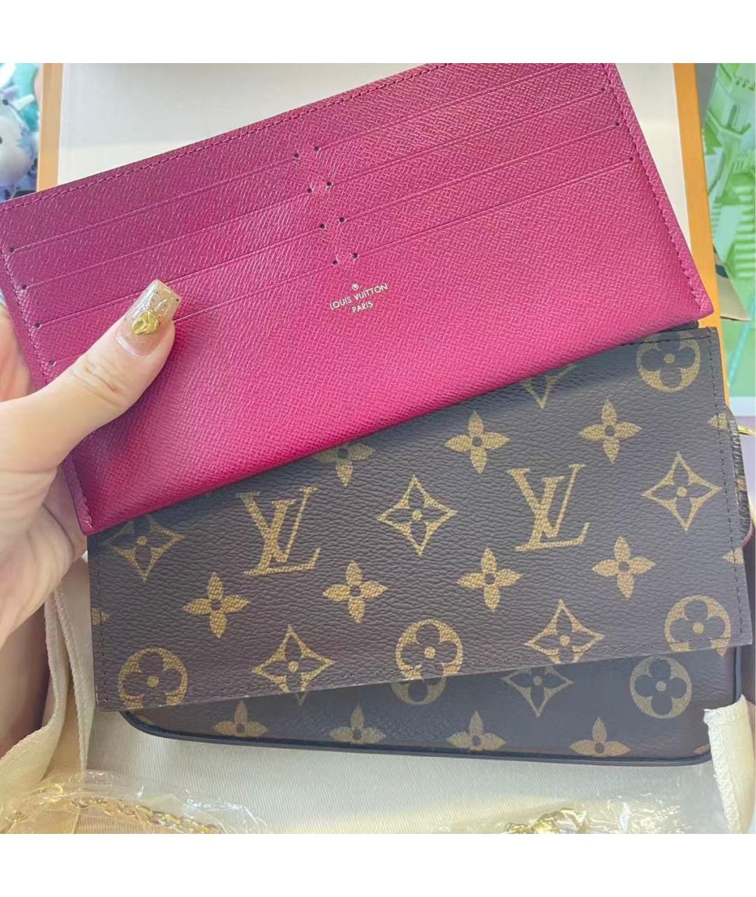 LOUIS VUITTON Коричневая кожаная сумка через плечо, фото 4
