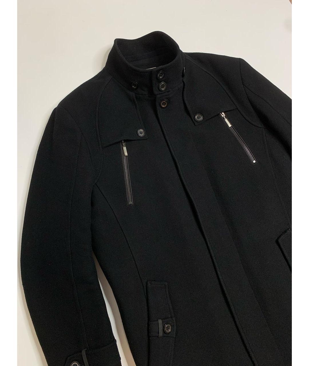 BRIONI Черное шерстяное пальто, фото 3