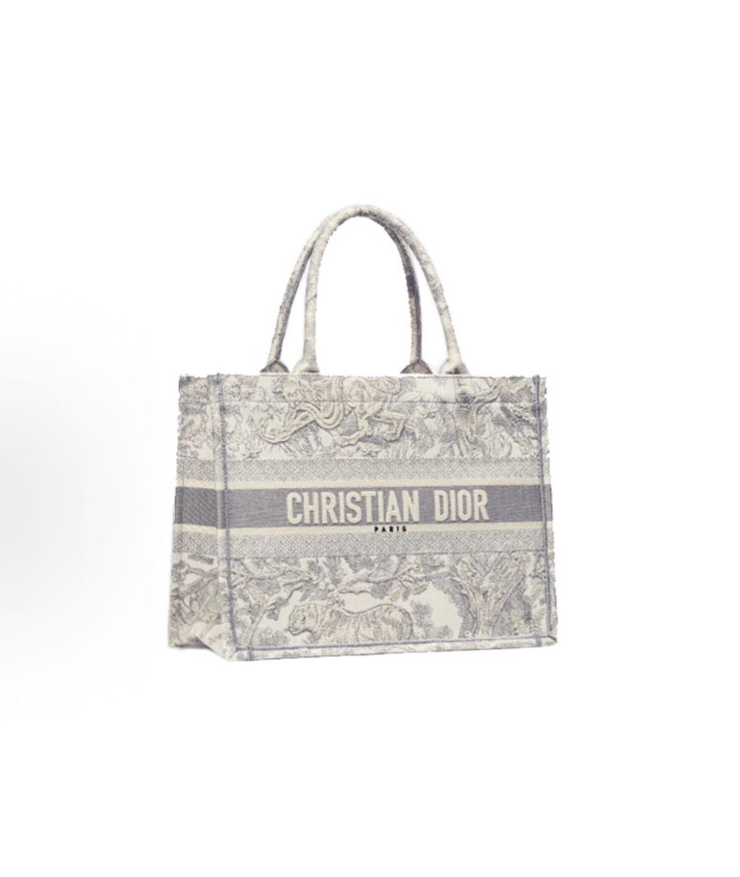 CHRISTIAN DIOR Бежевая сумка тоут, фото 2