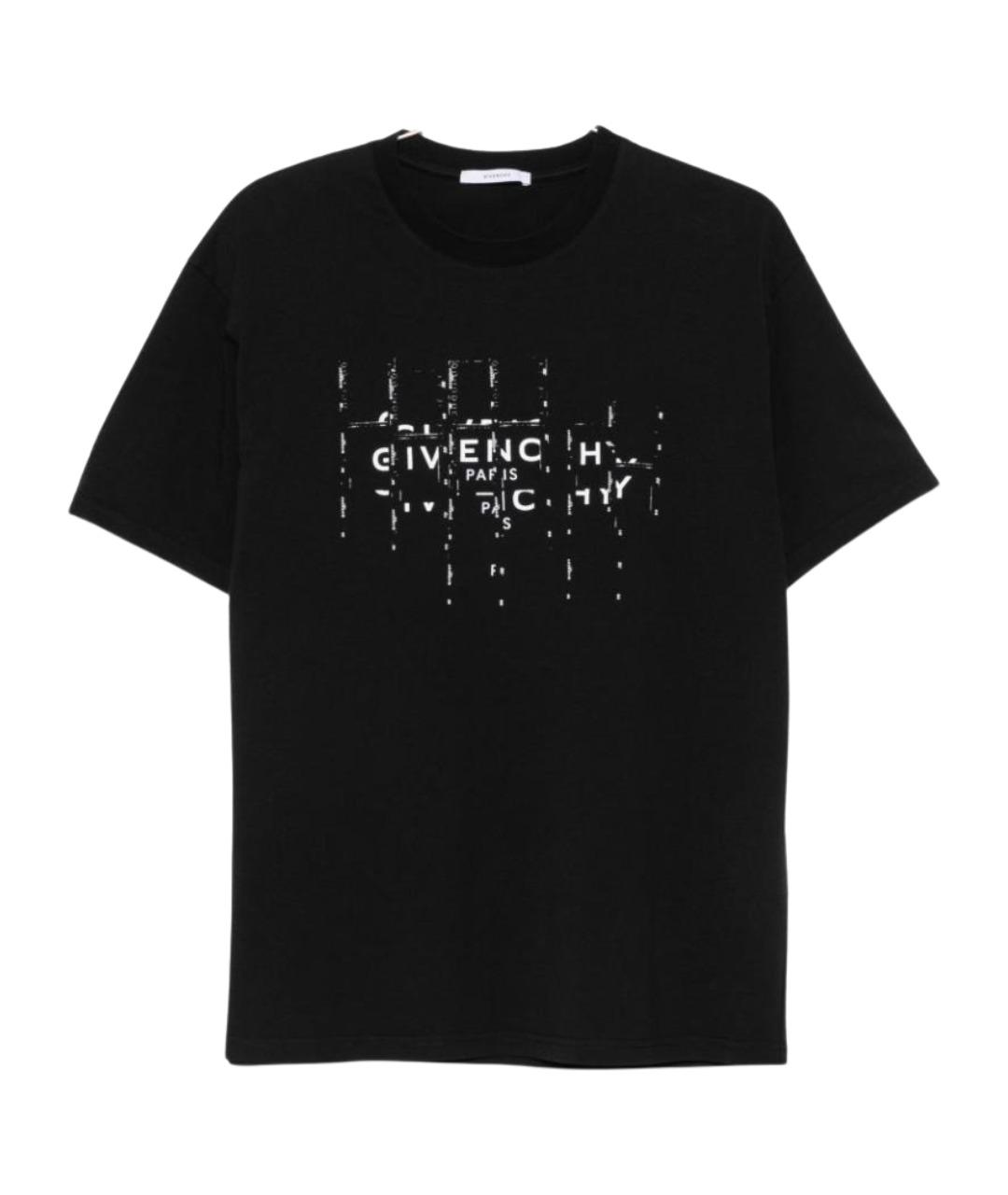 GIVENCHY Черная хлопковая футболка, фото 1