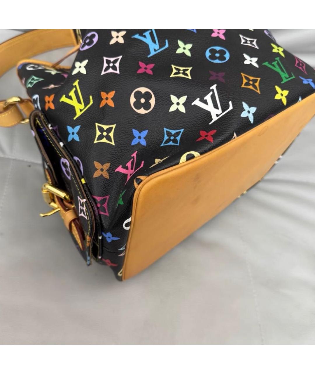 LOUIS VUITTON Черная сумка через плечо, фото 6
