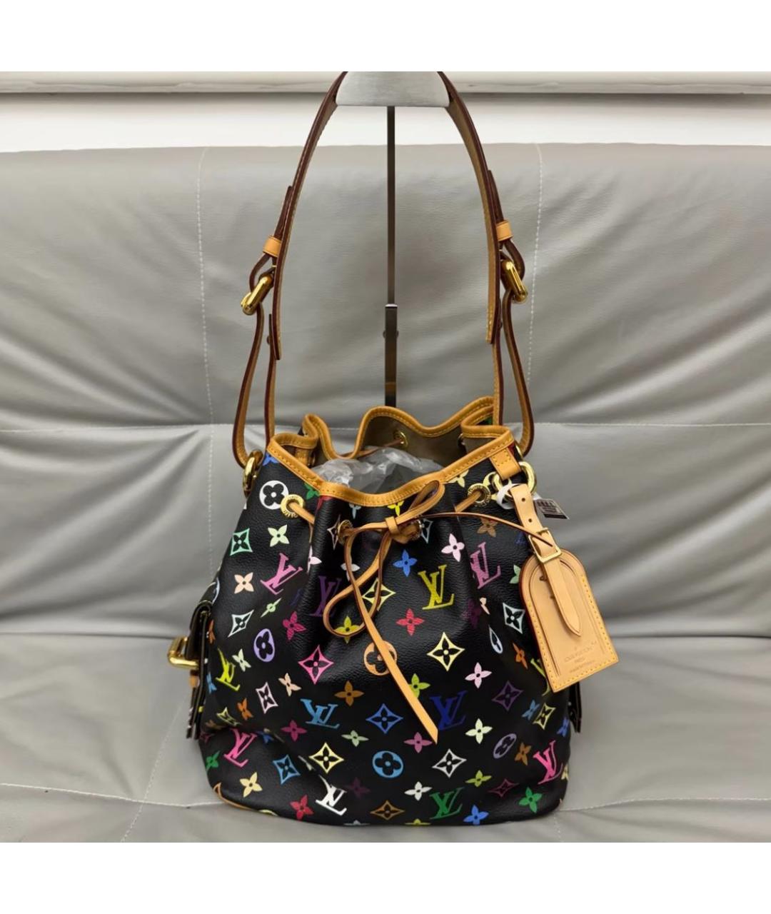 LOUIS VUITTON Черная сумка через плечо, фото 7
