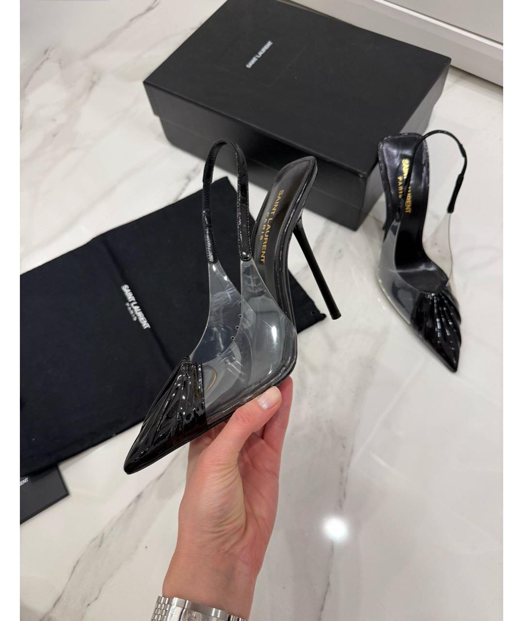 SAINT LAURENT Черные туфли, фото 6