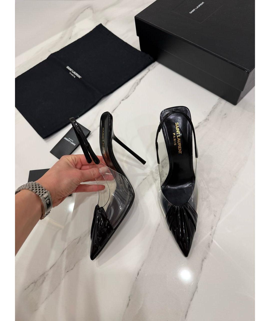 SAINT LAURENT Черные туфли, фото 5